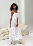 product Princess Polly Asymmetric Neckline  Alver Maxi Dress White Floral