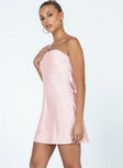 product Princess Polly Asymmetric Neckline  Jasmyn Mini Dress Pink