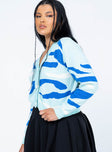 Austin Cardigan Blue Princess Polly  long 