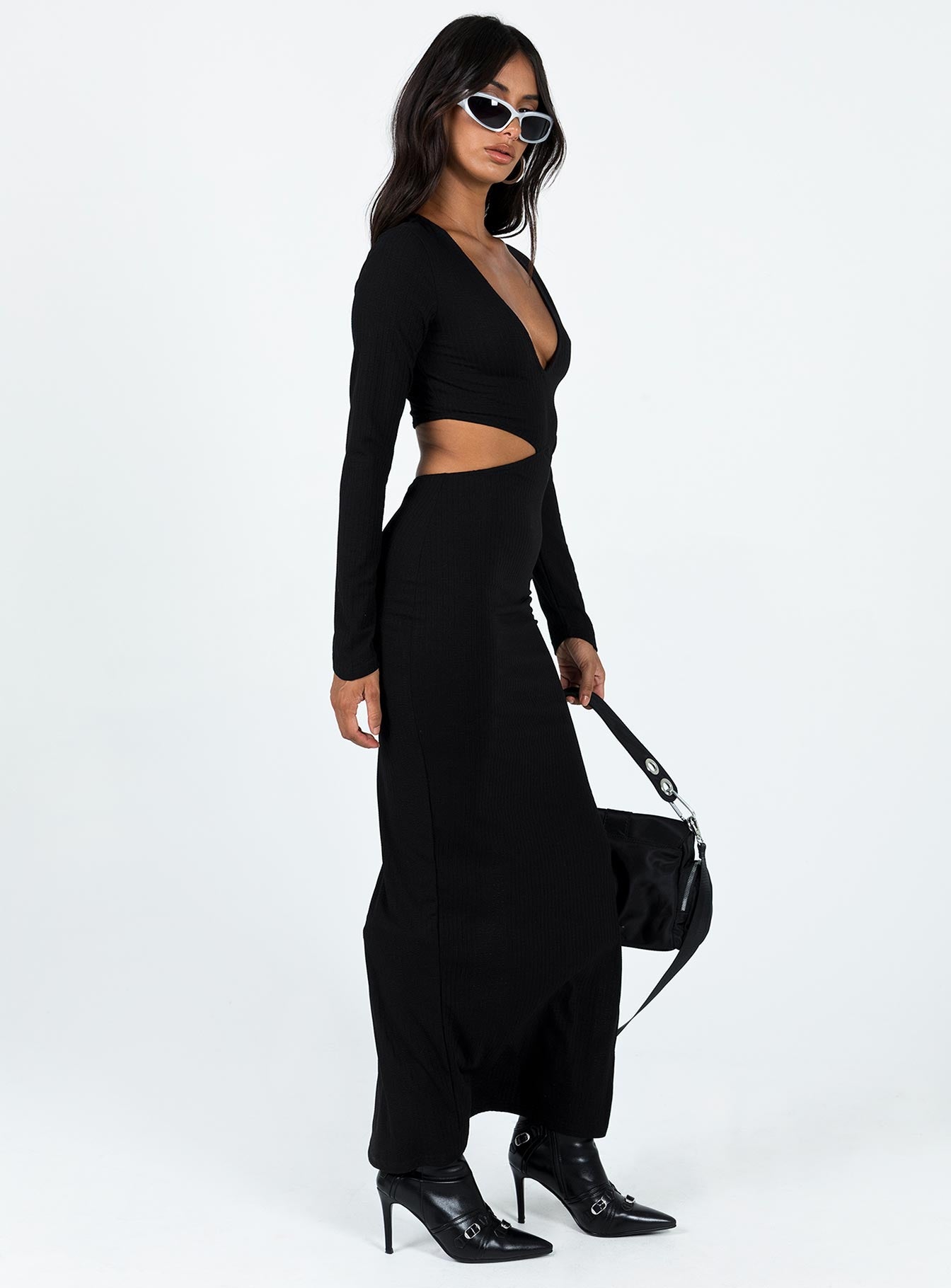 product Princess Polly High Neck  Ayda Maxi Dress Black