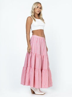 product Hale Midi Skirt Pink Princess Polly  Maxi 