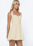 product Princess Polly Scoop Neck  Lyle Mini Dress Cream