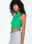 product Princess Polly Sleeveless Square Neck  Wellington Top Green