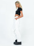 Princess Polly   Darlington Parachute Pants White