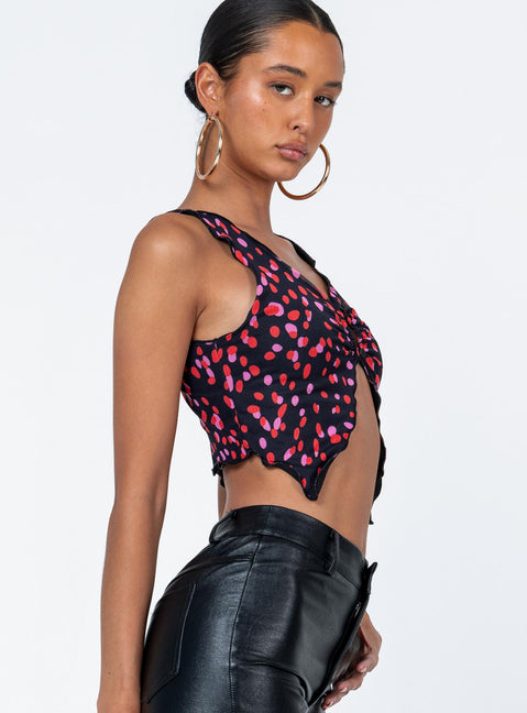 product Princess Polly Sleeveless Square Neck  Amyra Top Multi