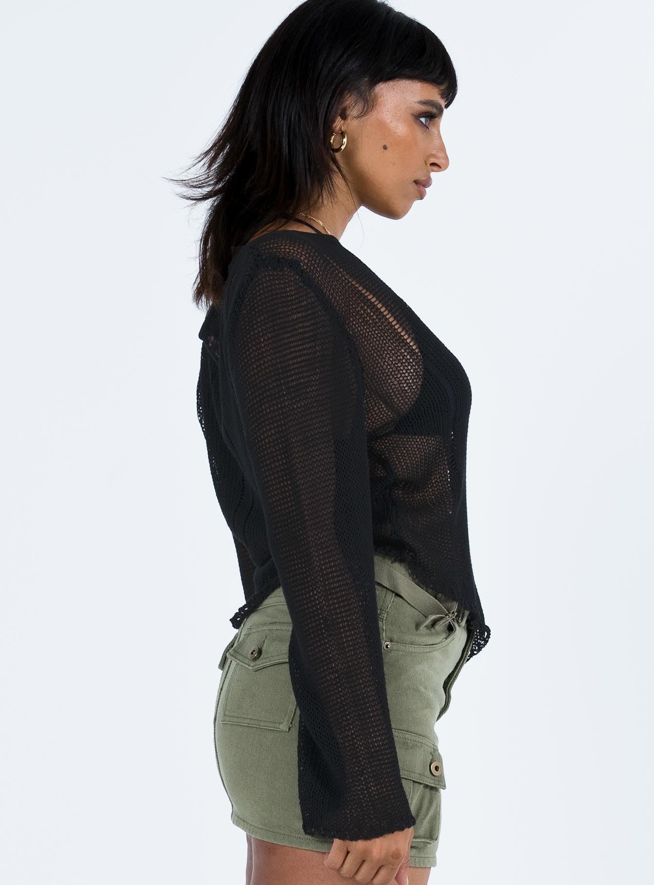 Sweeney Sweater Black Princess Polly  regular 