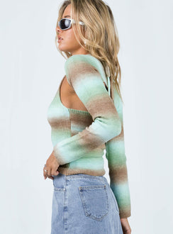 Coolara Sweater Green Princess Polly  Cropped 