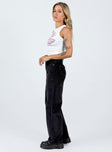 product Princess Polly High Waisted  Kalinda Jeans Black Cord