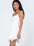 product Princess Polly Sweetheart Neckline  Barrett Mini Dress White