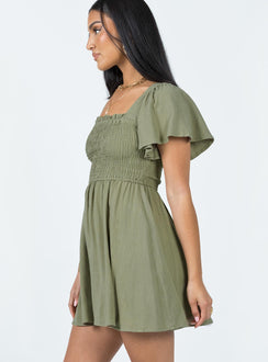 product Princess Polly High Neck  Imagine Mini Dress Green