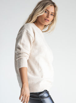 Kelsea Oversized Sweater Cream
