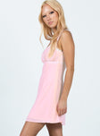 Princess Polly Sweetheart Neckline  Adori Mini Dress Pink