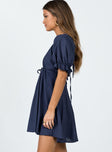 product Princess Polly Crew Neck  Blissful Mini Dress Navy