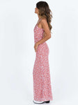 Princess Polly Scoop Neck  Knox Maxi Dress Pink Floral