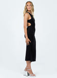 product Princess Polly Crew Neck  Moonare Midi Dress Black