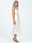 product Princess Polly Asymmetric Neckline  Missy Midi Dress Champagne