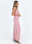 product Princess Polly Asymmetric Neckline  Emily Maxi Dress Gin Fizz Pink