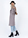 Parisa Winter Check Coat Multi