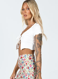 product Princess Polly Sleeveless Square Neck  Ayden Top White