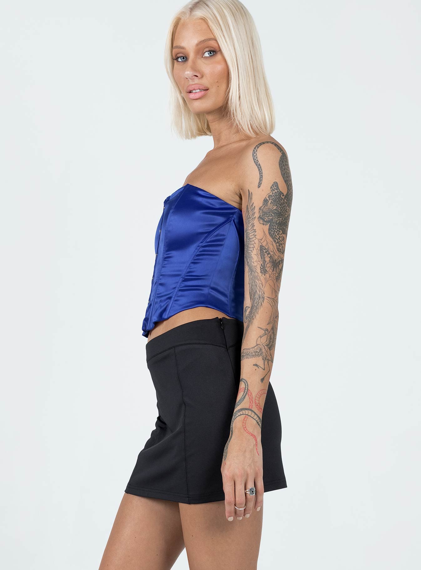 product Ilina Mid Rise Mini Skirt Black Princess Polly  Mini Skirts 