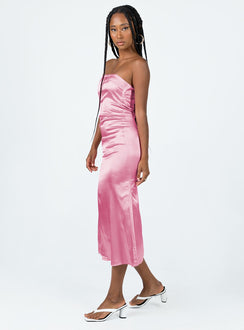 product Princess Polly High Neck  Shaya Strapless Maxi Dress Pink