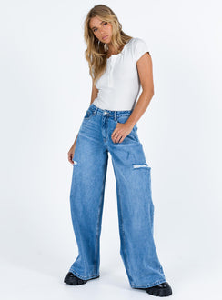 back view of model wearing Princess Polly Barcham Bodysuit White Short Sleeves Crew Neck 