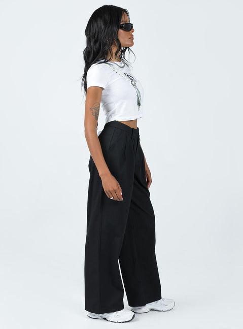 product Princess Polly  Mertyl Asymmetric Pants Black