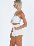 Lavoie Shorts White Princess Polly high-rise 