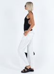 Princess Polly high-rise  Tarves Pants White