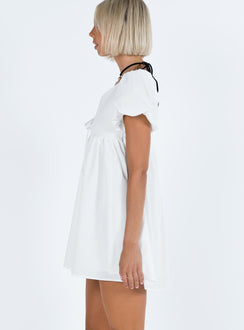 product Princess Polly V-Neck  Daxton Mini Dress White