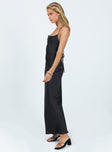 Princess Polly Square Neck  Celena Maxi Dress Black