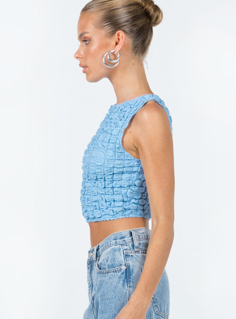 product Princess Polly Sleeveless Square Neck  Kendrick Top Blue