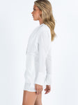 product Princess Polly V-Neck  Triscay Long Sleeve Mini Dress White