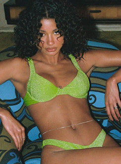 Sarah Underwire Bikini Top Green