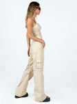 Princess Polly   Dobson Pants Beige