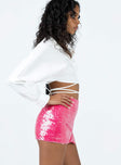 product Princess Polly High Waisted Pants  Hannam Micro Mini Skirt Pink