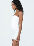 product Princess Polly Square Neck  Brea Strapless Mini Dress White