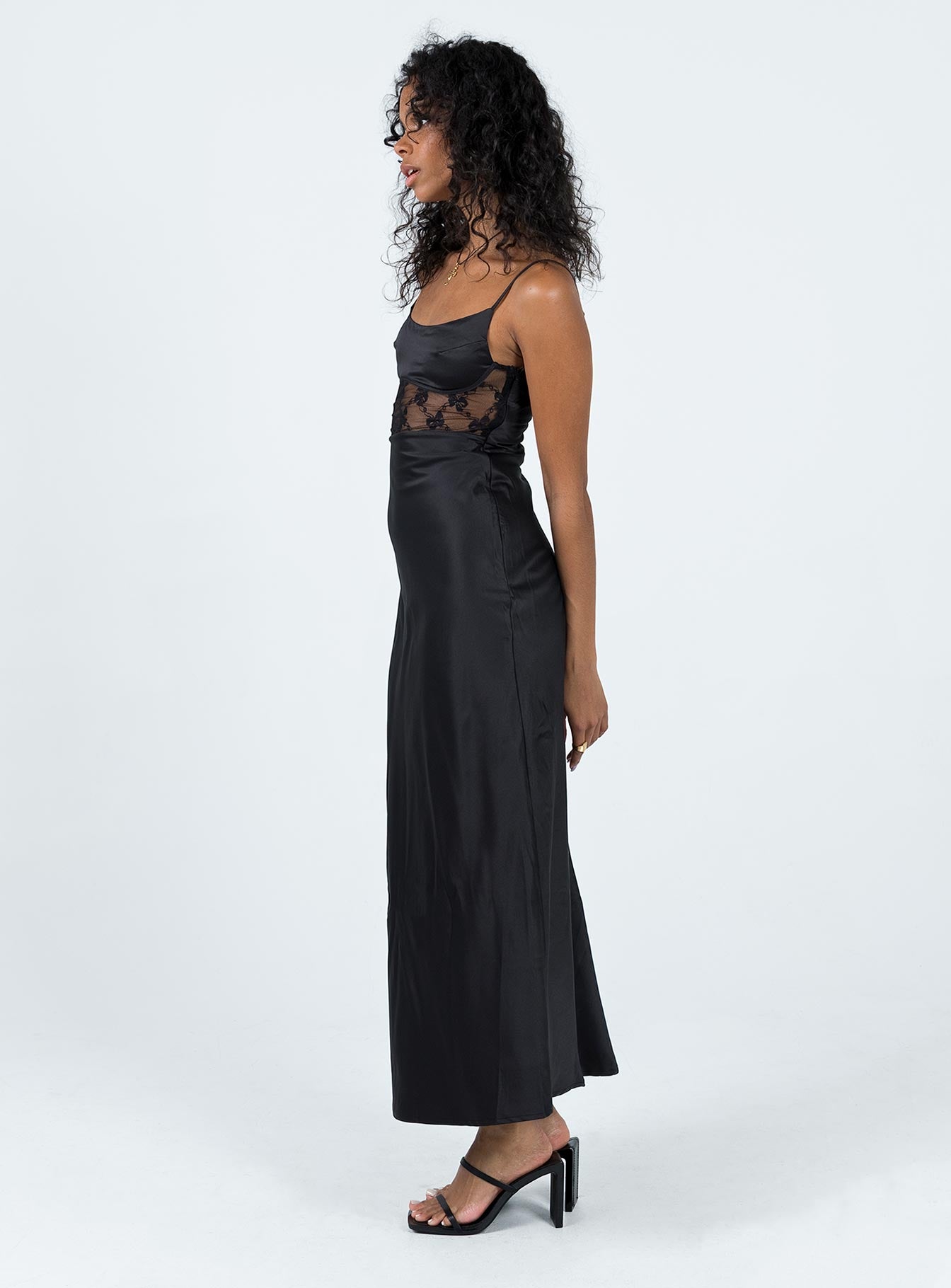 product Princess Polly Crew Neck  Maybelle Maxi Dress Black
