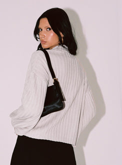 Innerbloom Oversized Sweater Beige Princess Polly  long 