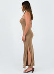 product Princess Polly Asymmetric Neckline  Ashington Maxi Dress Brown