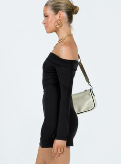 product Princess Polly Asymmetric Neckline  Anya Mini Dress Black