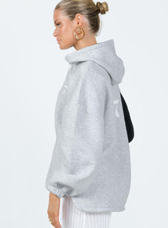 Angel Number 777 Hoodie Grey Princess Polly  long 