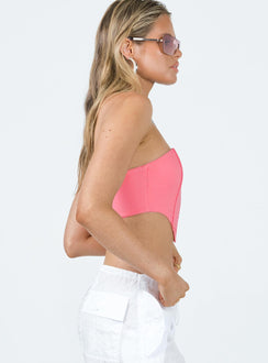 product Princess Polly Sleeveless Square Neck  Adamson Bustier Top Pink