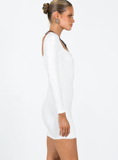 product Princess Polly Square Neck  Charlotte Mini Dress White