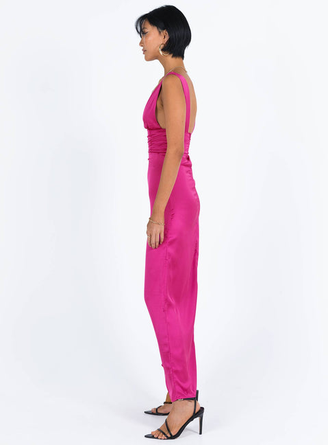 product Princess Polly Cowl Neck  Alita Maxi Dress Pink