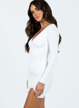 product Princess Polly V-Neck  Edith Mini Dress White