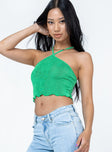 product Princess Polly Sleeveless Square Neck  Sylvester Top Green