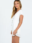 Adi Romper White