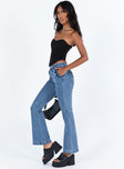 product Princess Polly Mid Rise  Formont Jeans Mid Wash Denim