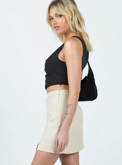 product Ravyn Skort Beige Pinstripe Princess Polly  Mini Skirts 